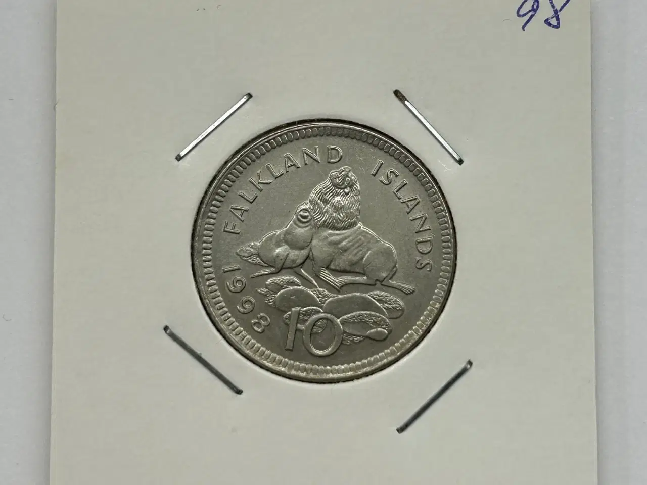 Billede 1 - Falkland Islands 10 Pence 1998