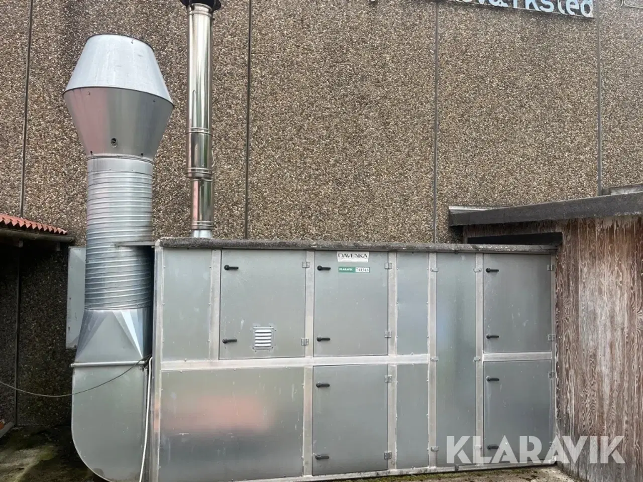 Billede 1 - Ventilationsanlæg med Diesel Fyr Davenka R8000O-D