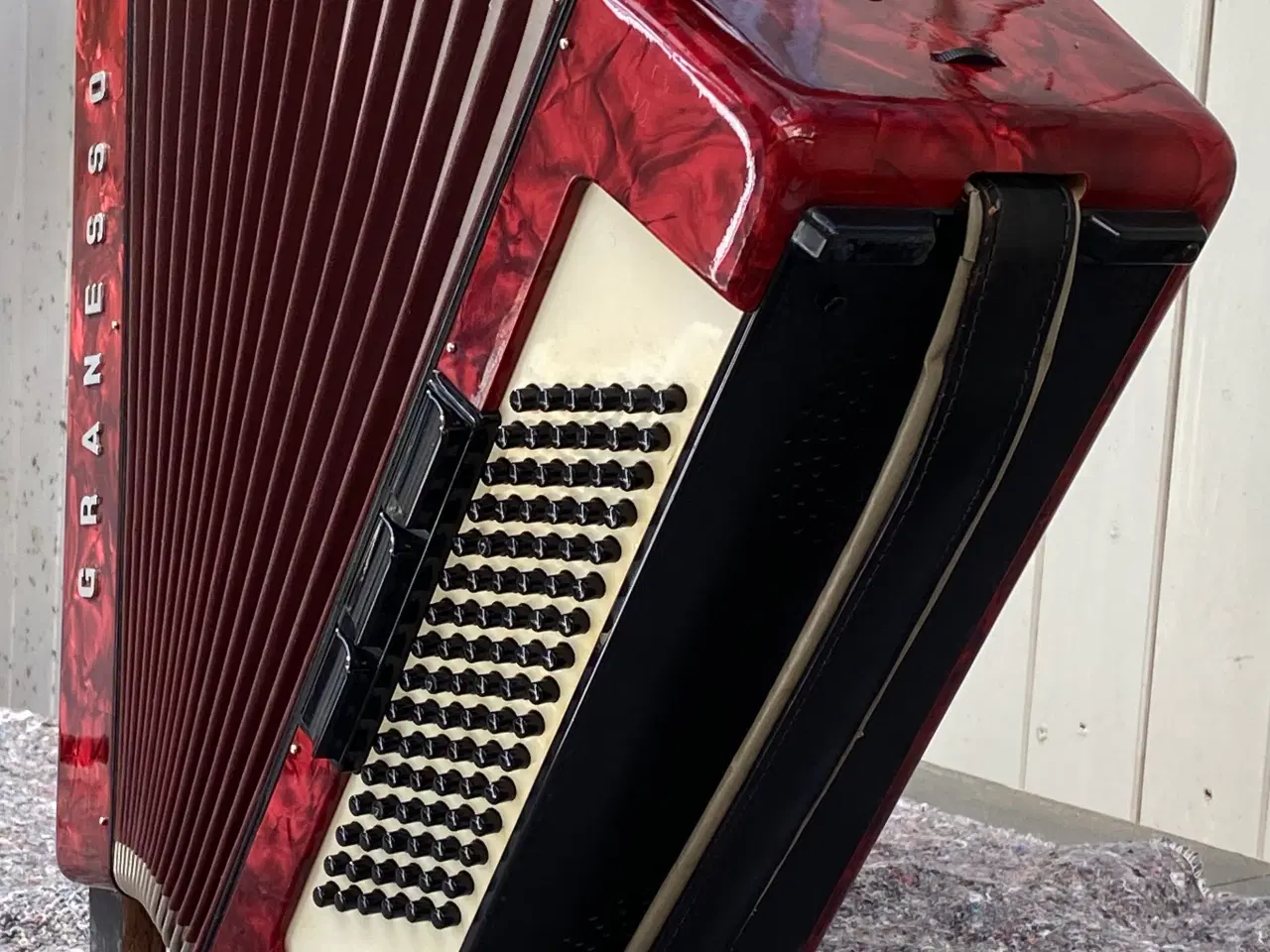 Billede 3 - Granesso harmonika – vintage rød perlemor, sælges 