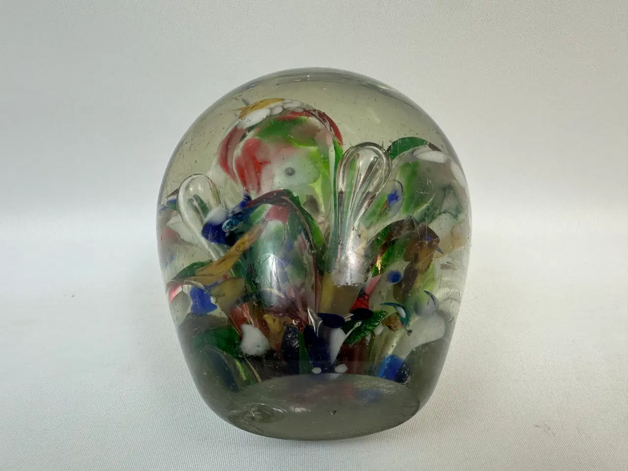 Billede 7 - Ældre brevpresse i glas