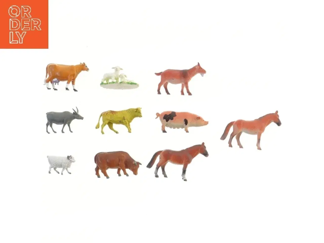 Billede 1 - Bondegårdsdyr 10 stk (str. 10 stk 8 cm)