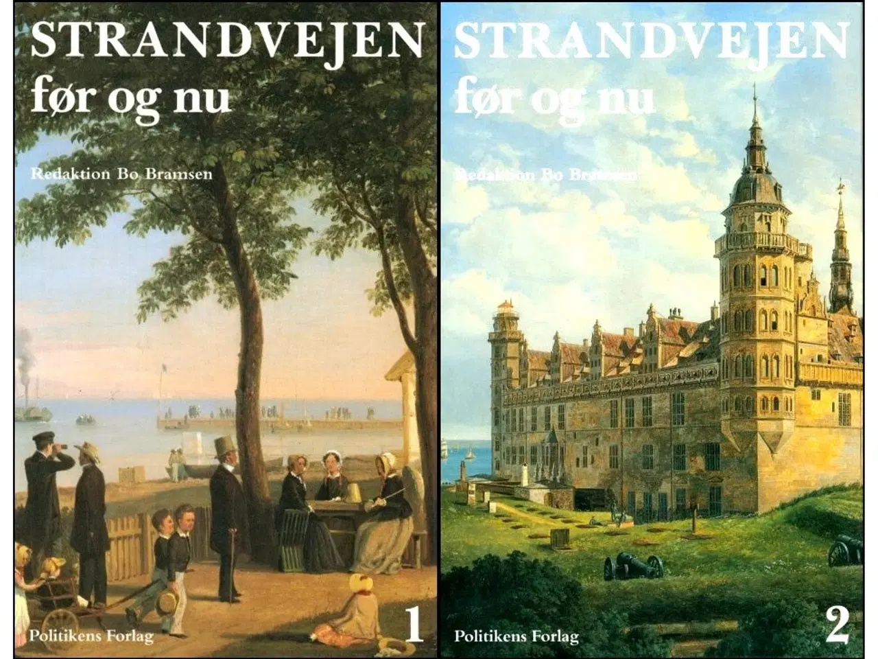 Billede 1 - Strandvejen før og nu 1+2