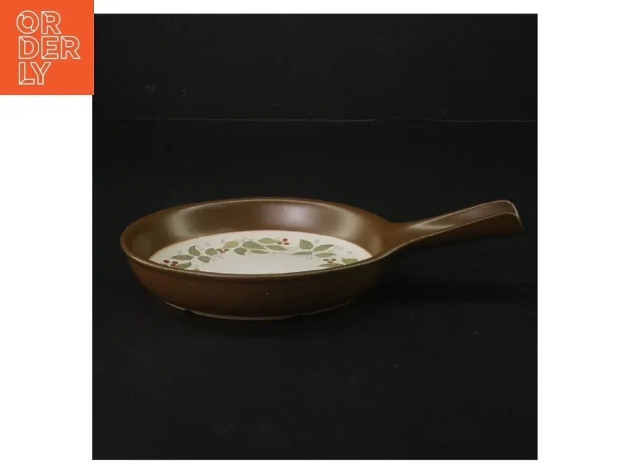 Billede 1 - Dekoreret keramisk serveringsfad med greb fra Dekor Brazil (str. Ø. 13 cm)