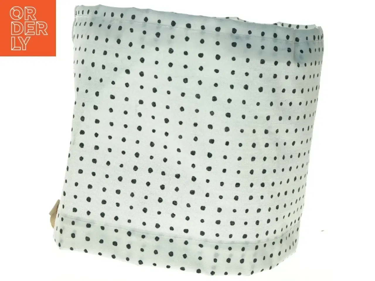 Billede 3 - Stofopbevaringskurv med prikker (str. 26 x 24 cm)