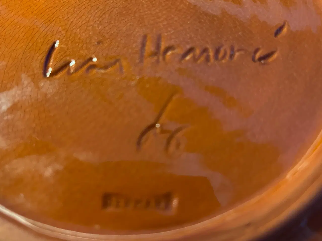 Billede 6 - Unikt håndlavet keramisk fad af Lise Honoré