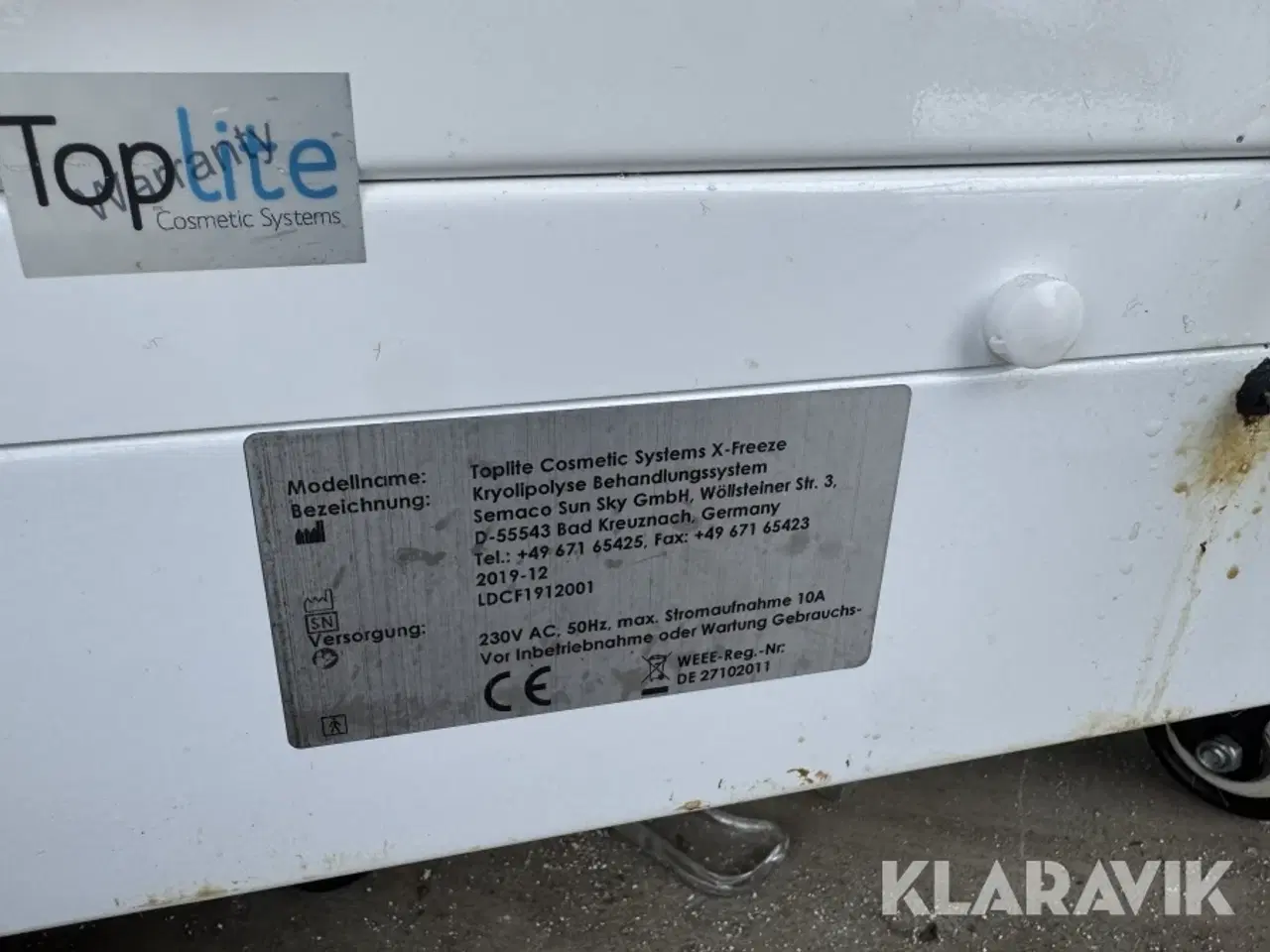 Billede 6 - Fedtfrysningsmaskine X-Freeze Kryolipolyse