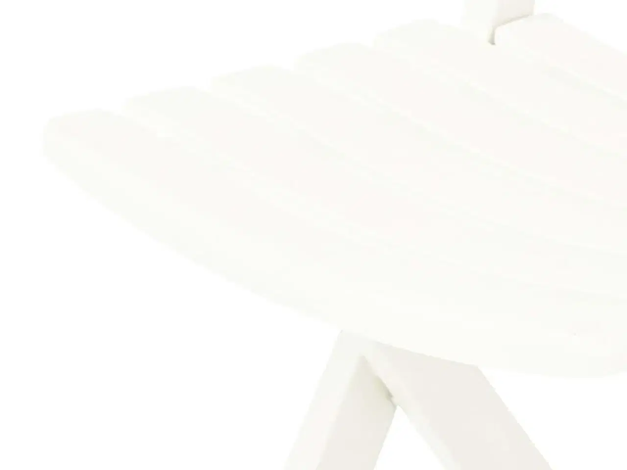 Billede 6 - Foldbare havestole 2 stk. plastik hvid