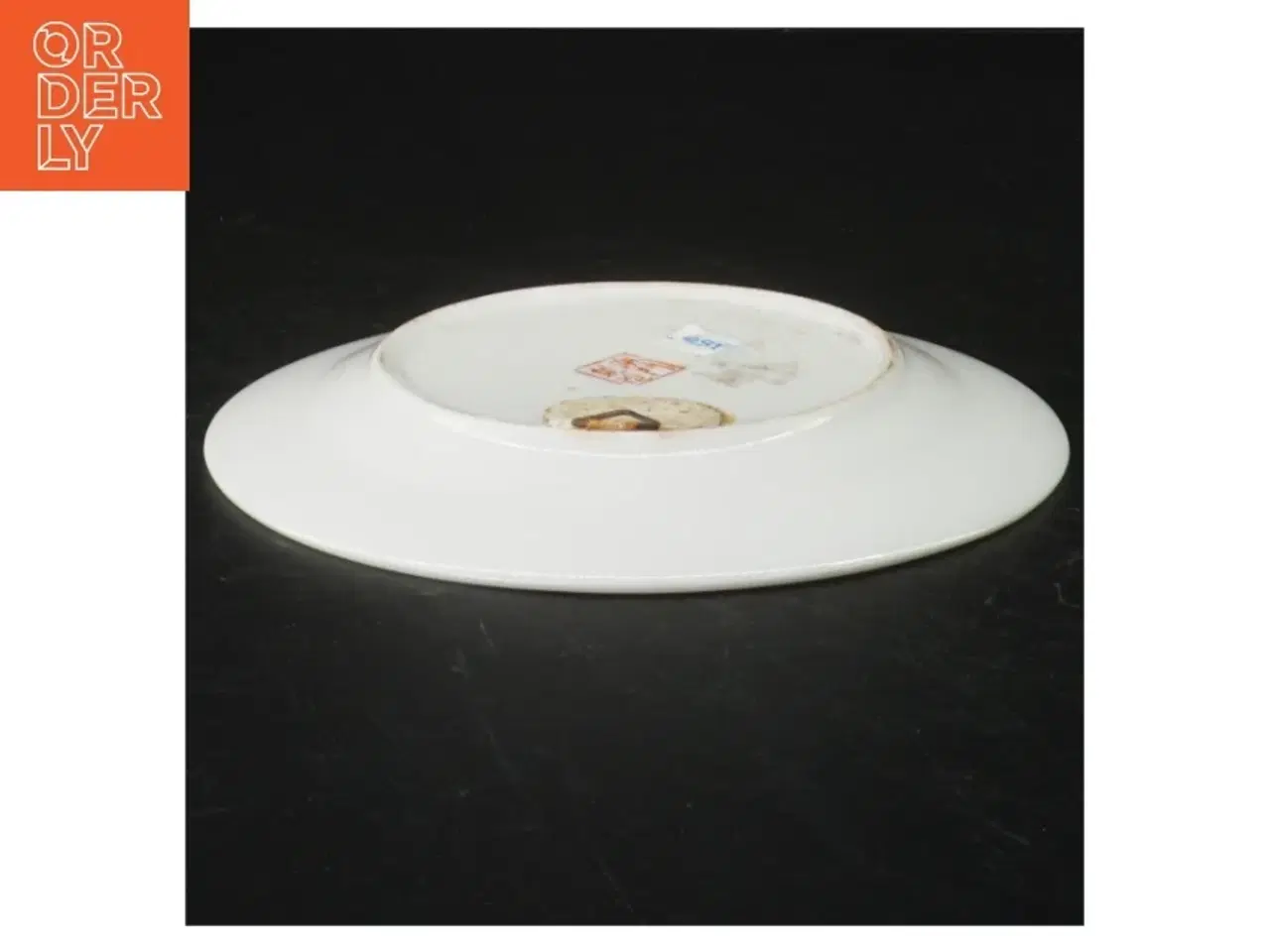 Billede 2 - Dekorativ kinesisk porcelænstallerken (str. 15,5 cm)