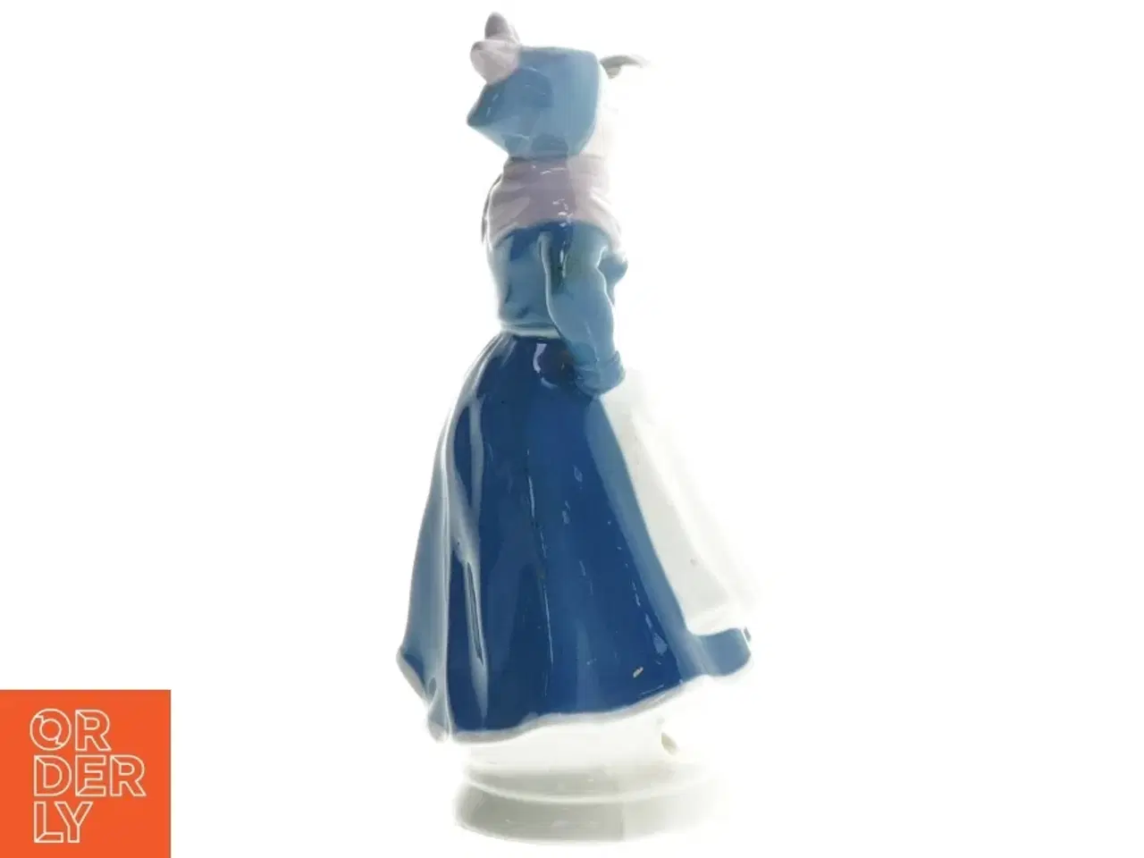 Billede 2 - Porcelænsfigur af kvinde (str. 17 cm)