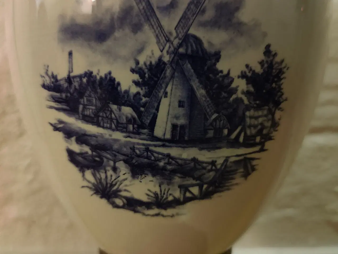 Billede 5 - Delft porcelænslampe? 