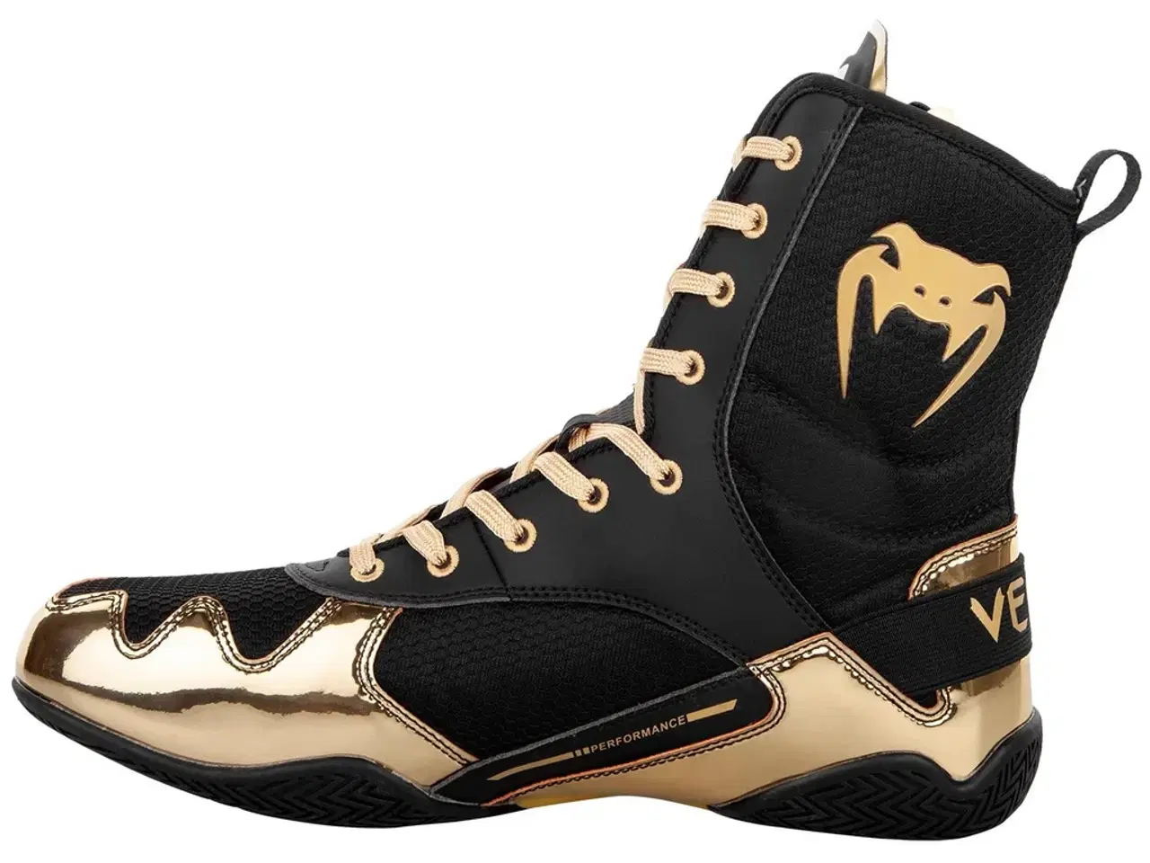 Billede 4 - 🥊 Venum Bokse Støvler – Sort/Guld – Str. 47,5 – H
