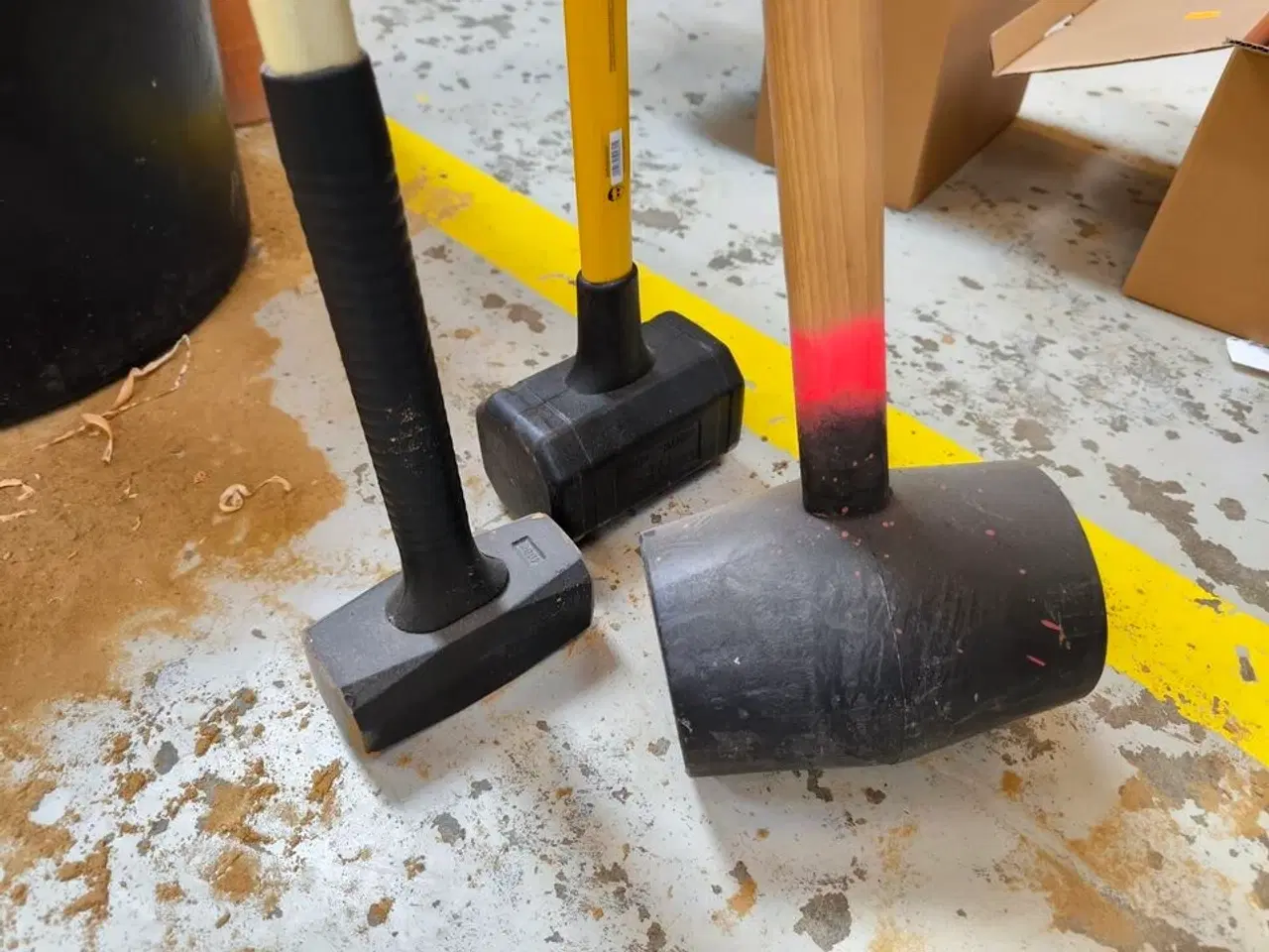 Billede 2 - 3 stk. forhamre (2 stål, 1 gummi)