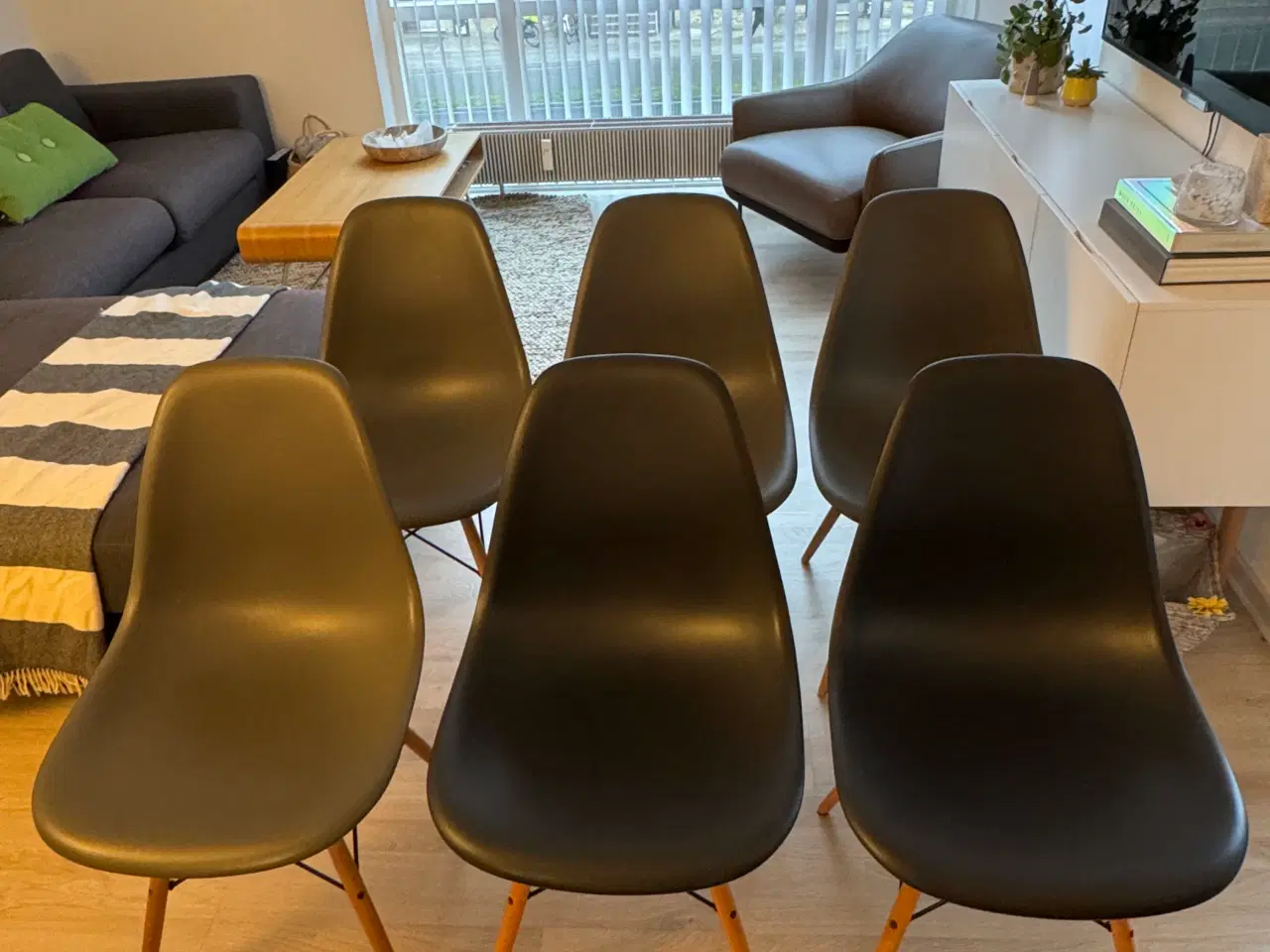 Billede 1 - 6 stk Vitra Eames Plastic DSW