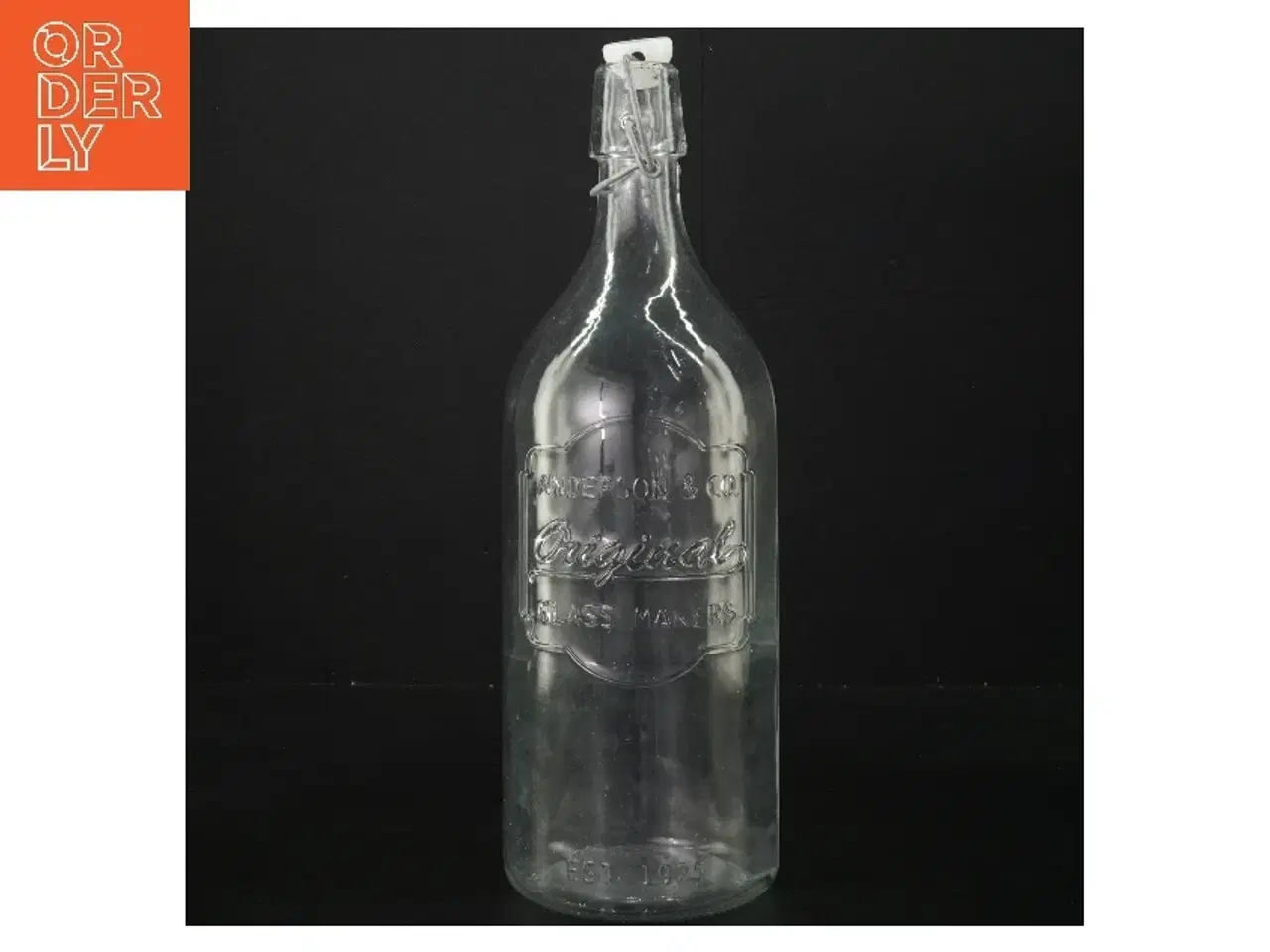 Billede 1 - Glasflaske med patentlukning (str. 28 cm)