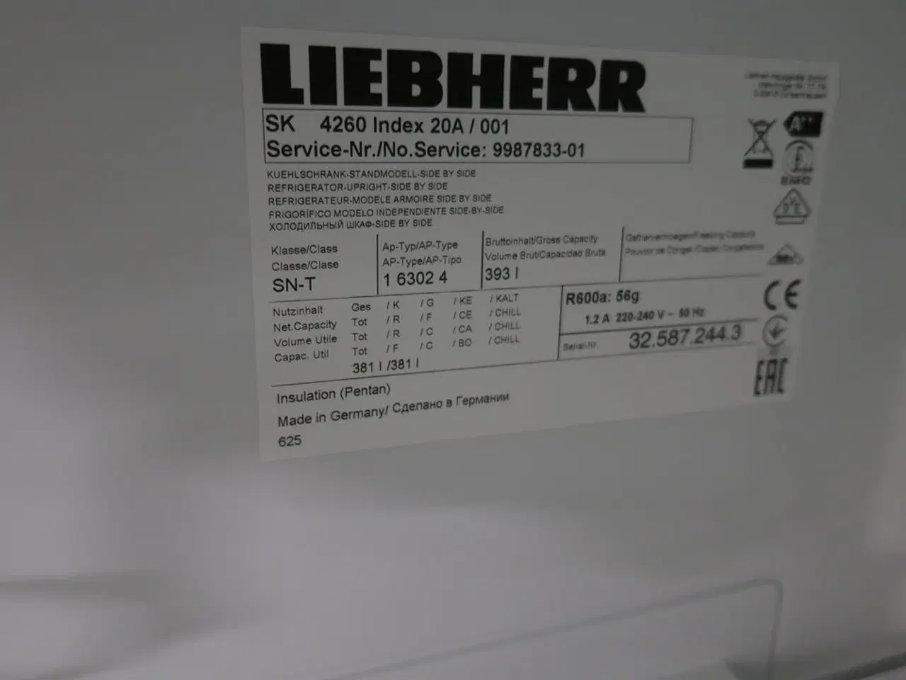 Billede 11 - Køleskab LIEBHERR SK 4260