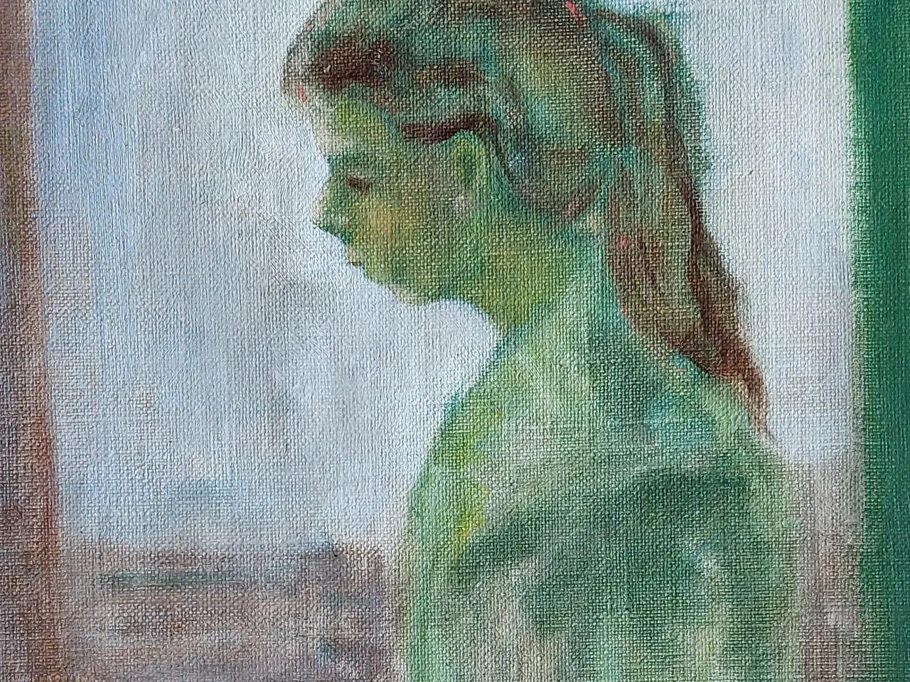 Billede 2 - ARNE A. HANSEN - ( 1921 - 2009 ) - oliemaleri