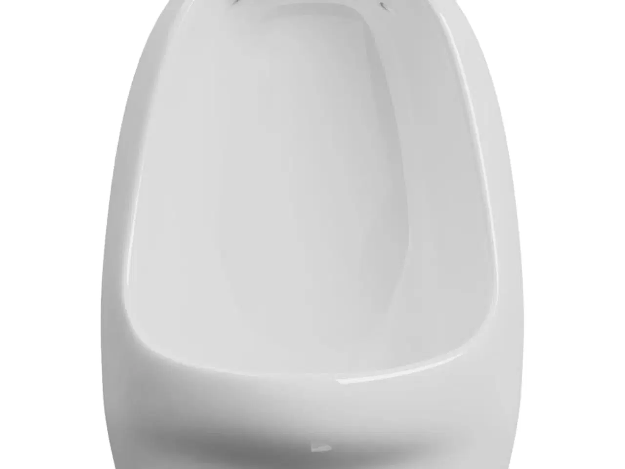 Billede 6 - Væghængt urinal med skylleventil keramisk hvid