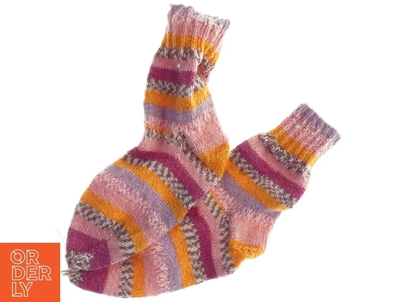 Billede 4 - Strikkede sokker (str. 29 x 8 cm)