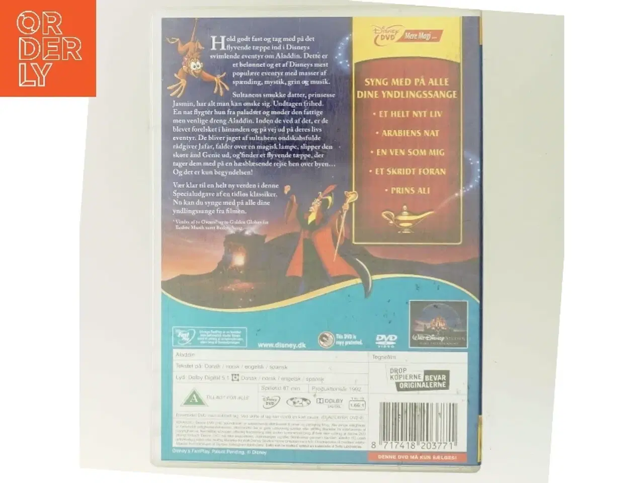 Billede 3 - Aladdin med Ikke specificeret (DVD)