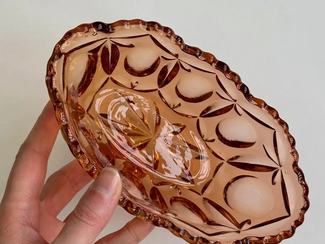 Billede 3 - Fyens Glasværk, rosa jardiniere