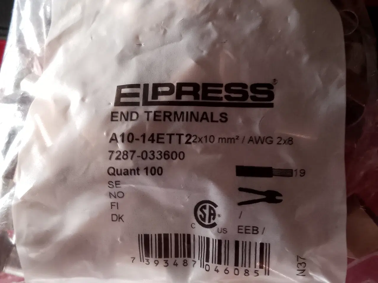 Billede 1 - Ledningstyller 2x10mm2