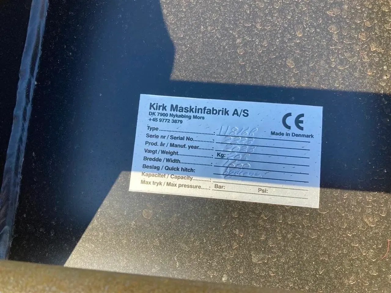 Billede 2 - Kirk KS Planerblad med konisk bagkant i siderne