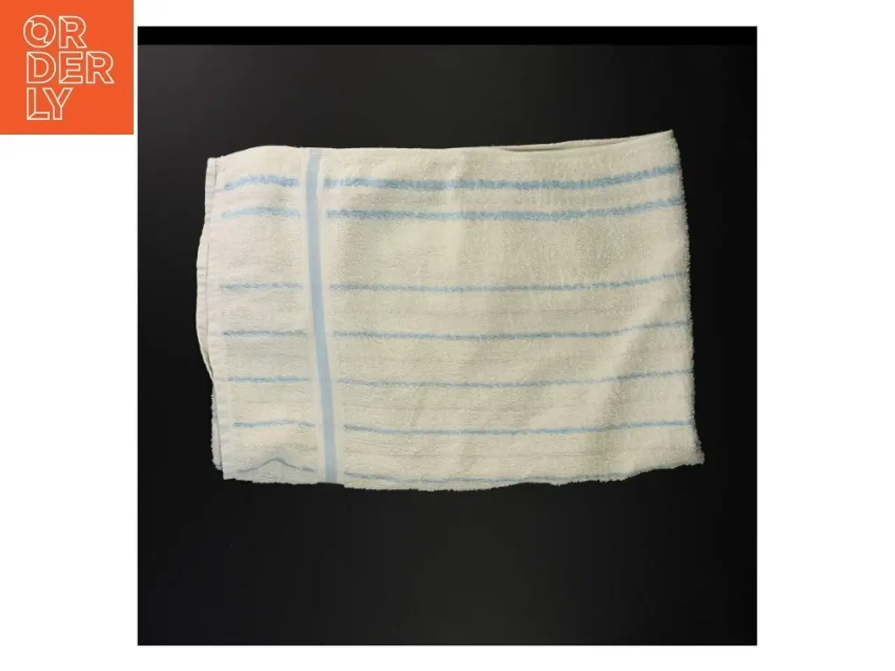 Billede 4 - Håndklæde med blå striber (str. 90 x 49 cm)