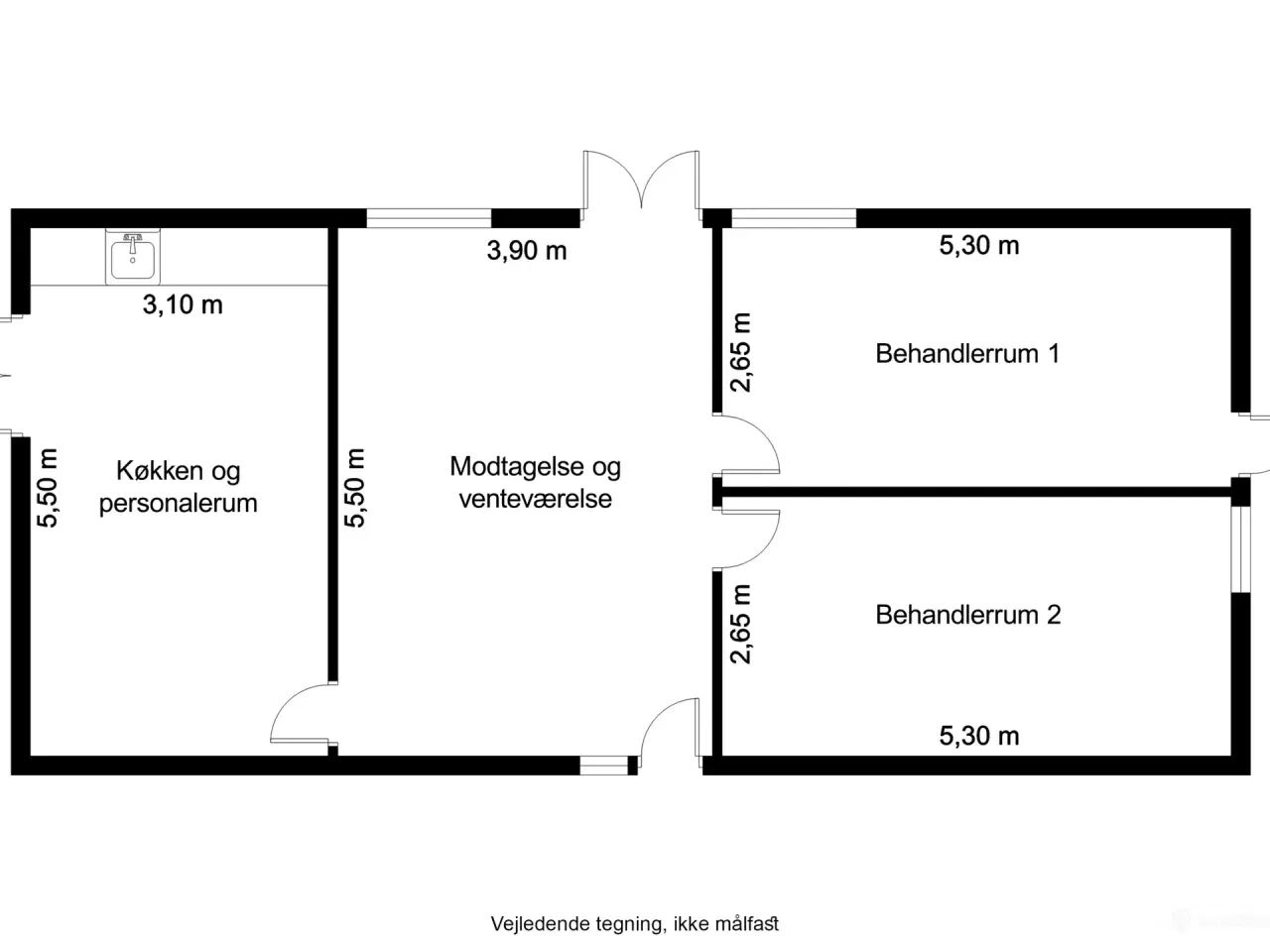 Billede 33 - KLINIK I SUNDHEDSHUSET I DRAGØR - MOMSFRIT
