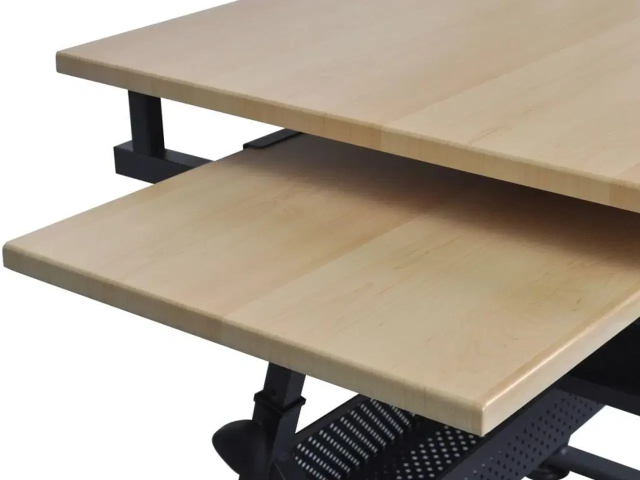 Billede 6 - Tegnebord med taburet og to skuffer vipbar bordplade