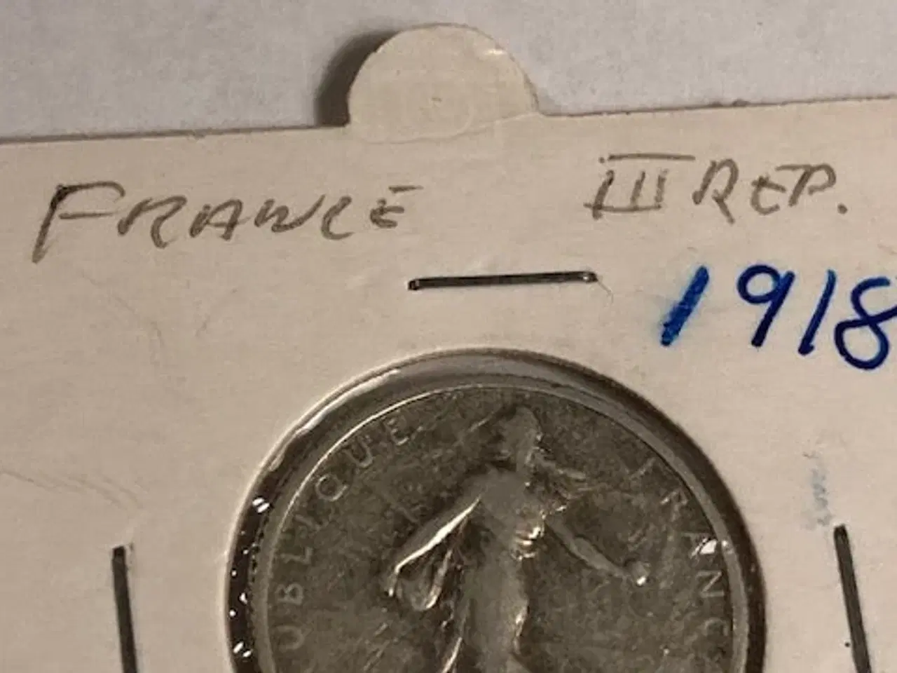 Billede 2 - 1 franc 1918 France