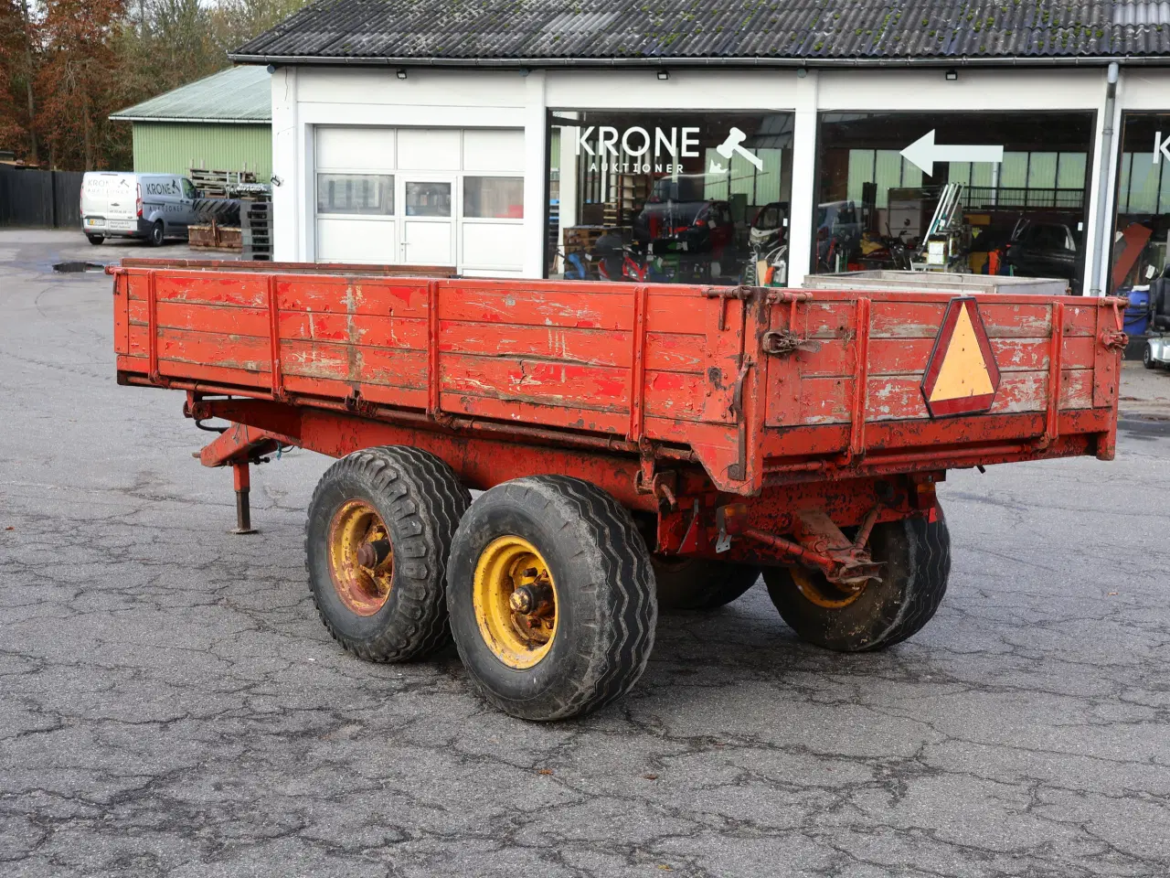 Billede 6 - Landbrugsvogn m/3 vejstip og boogie