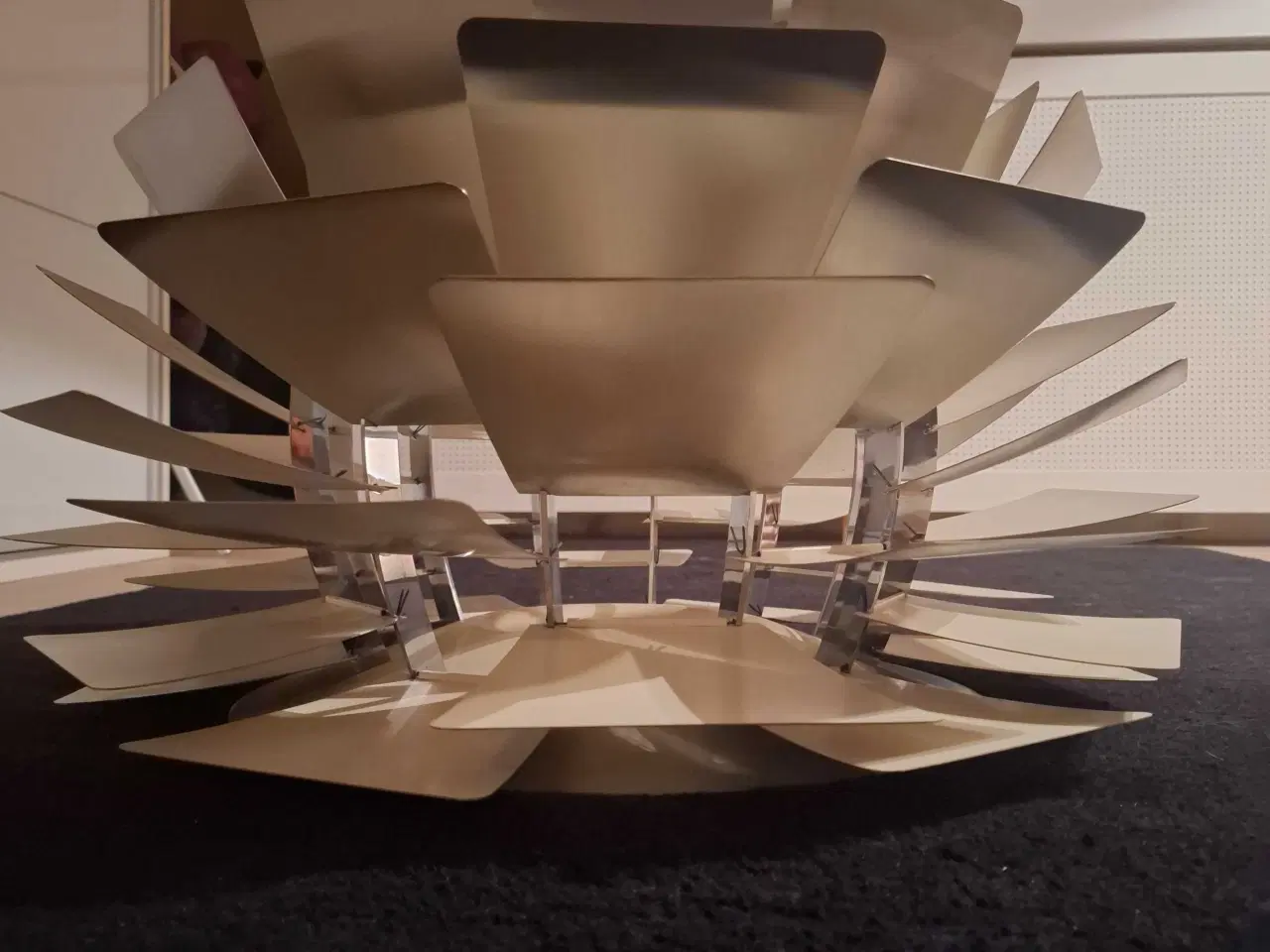 Billede 6 - PH LOFTLAMPE I BØRSTET STÅL Ø 60 CM