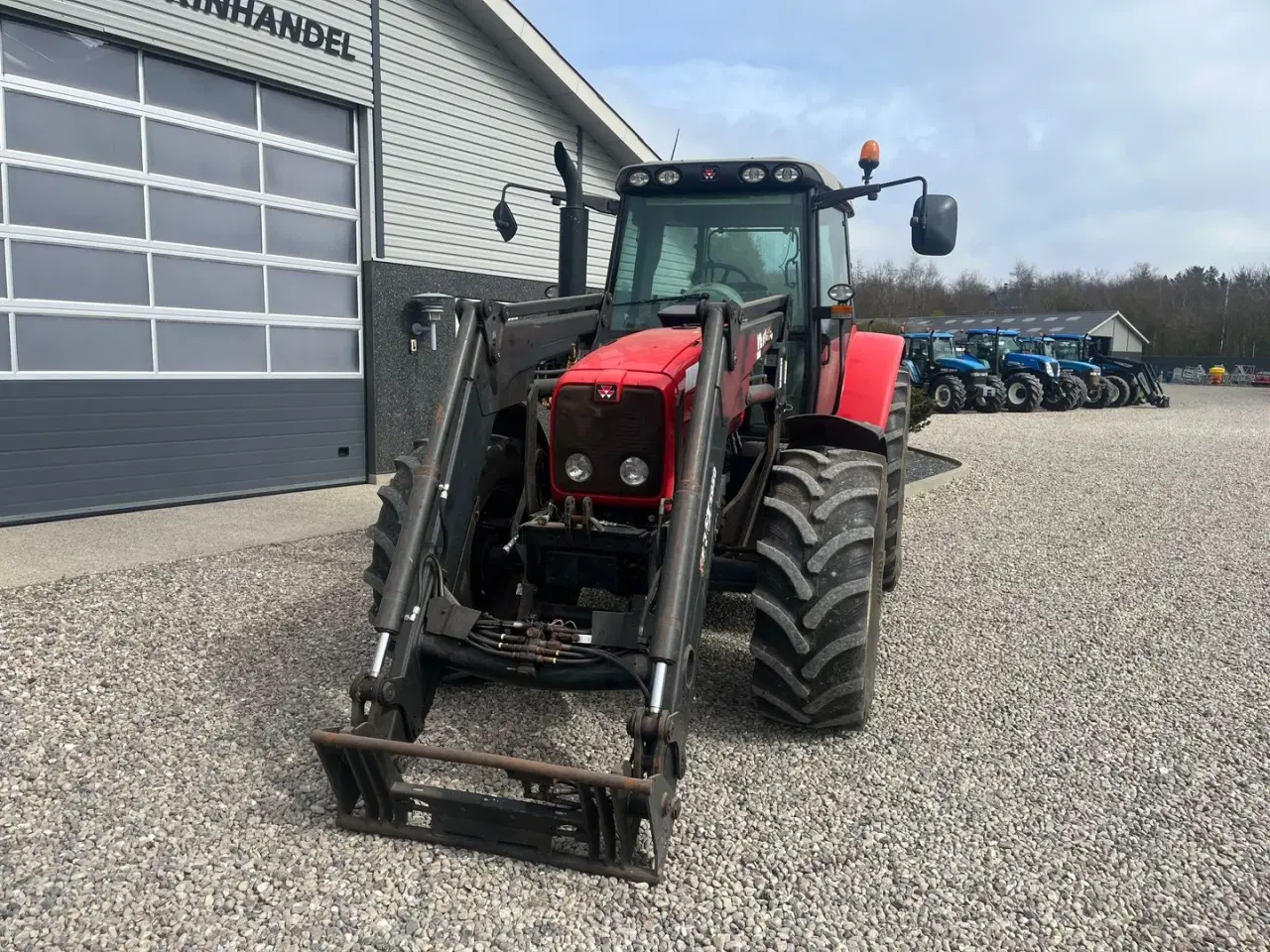 Billede 11 - Massey Ferguson 6480 Dyna 4 Med frontlift og frontlæsser