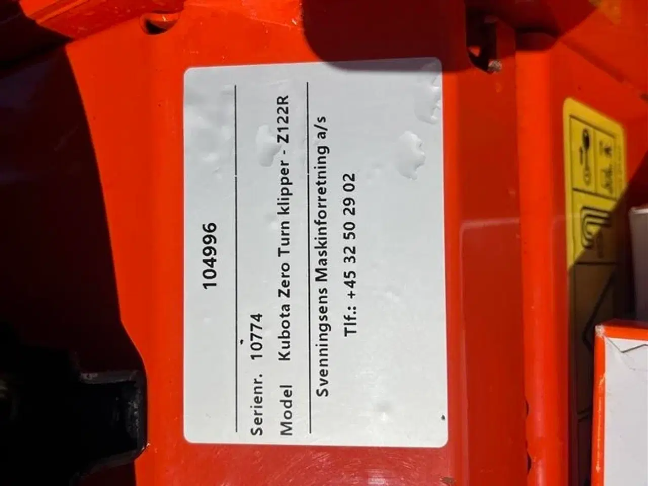 Billede 14 - Kubota Z122R Zeroturn med 2cylinderet Kawasaki motor