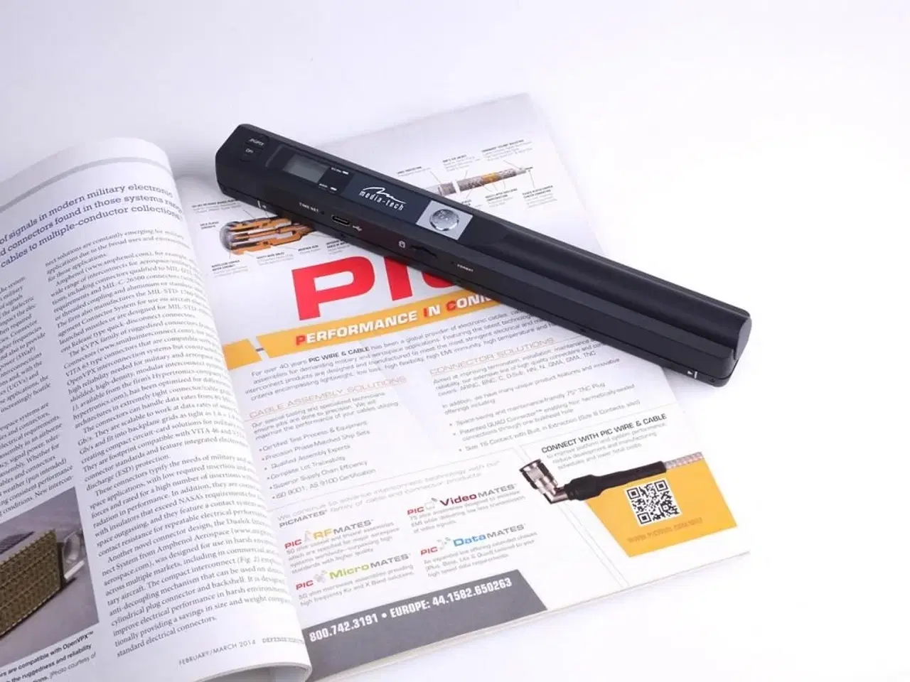 Billede 5 - Mobil håndscanner Media-Tech MT4090 – pen-scanner, sort