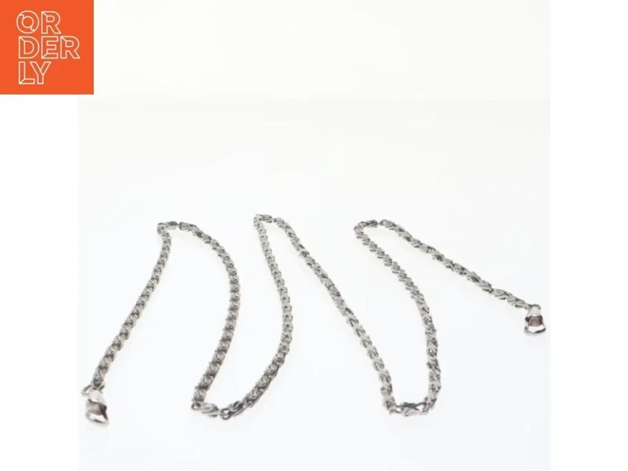 Billede 2 - Sølvfarvet kæde (str. 121 cm)