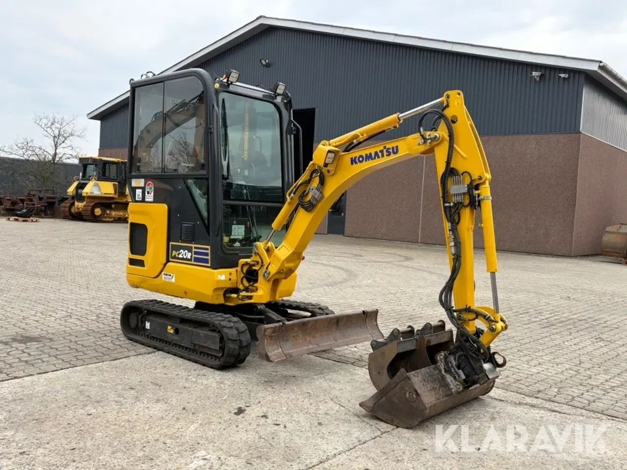 Billede 6 - Minigraver Komatsu PC 20 R-5 med skovlpakke
