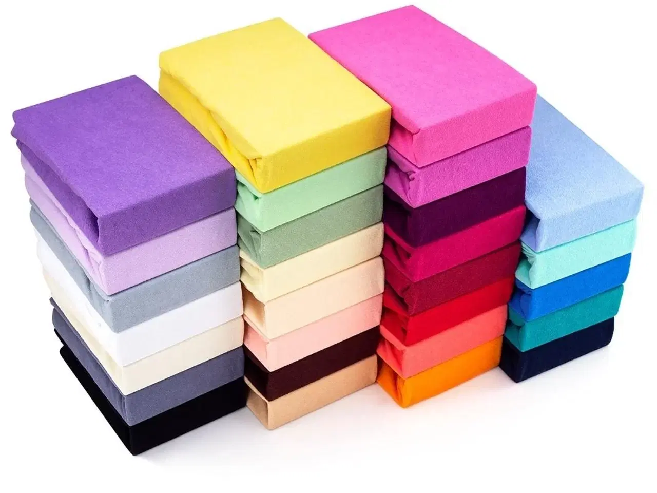 Billede 8 - Lagen med elastik – Amelia Home RUBY, frotté, vinrød, 120–140×200 cm