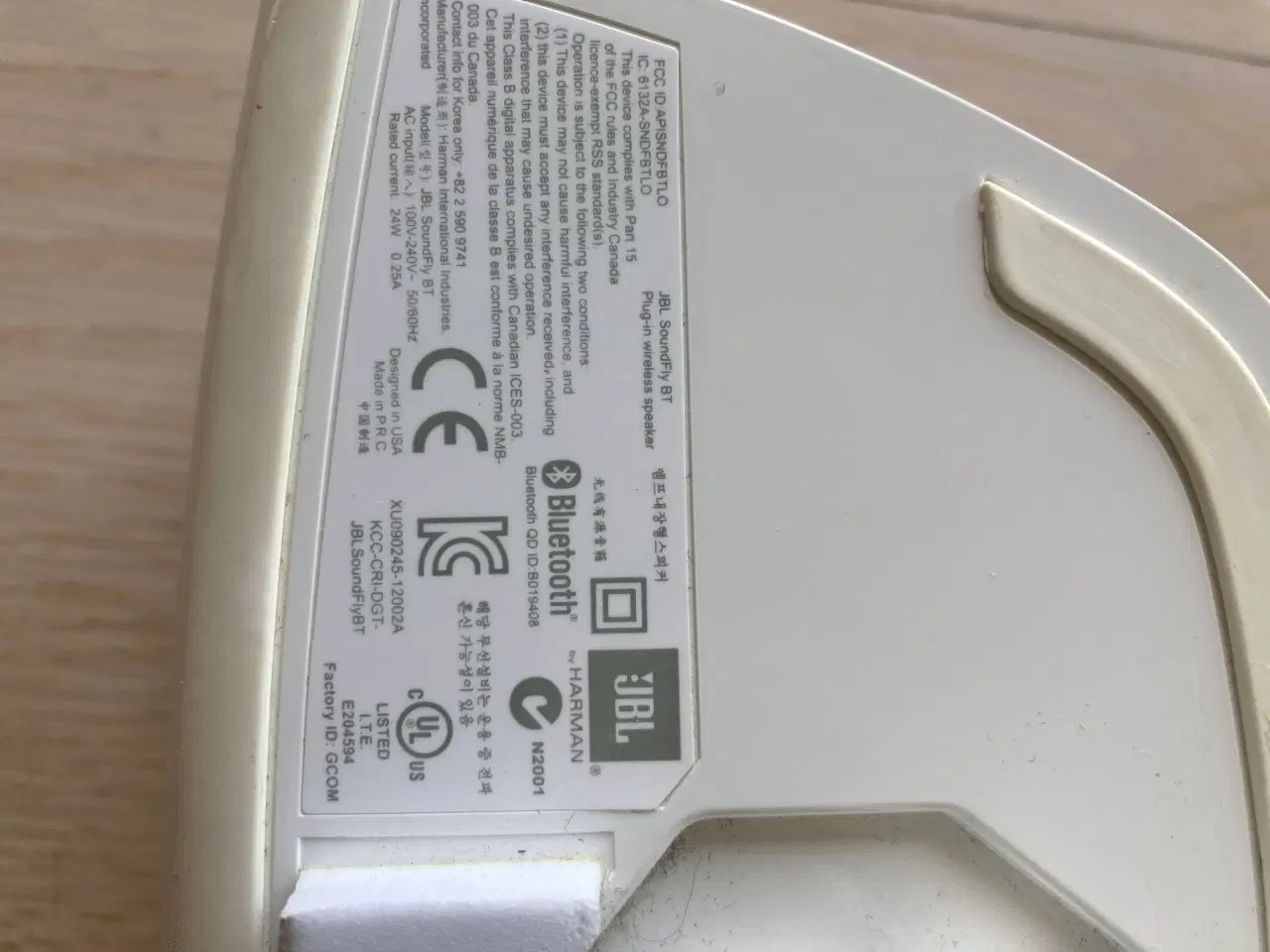 Billede 5 - JBL Soundfly BT Bluetooth plug-in højttaler i hvid