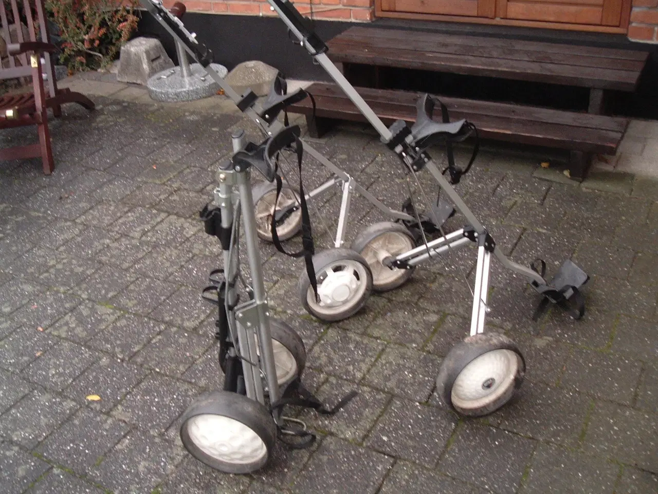 Billede 5 - Golfjern, Grafit og ståljern, bag og vogn