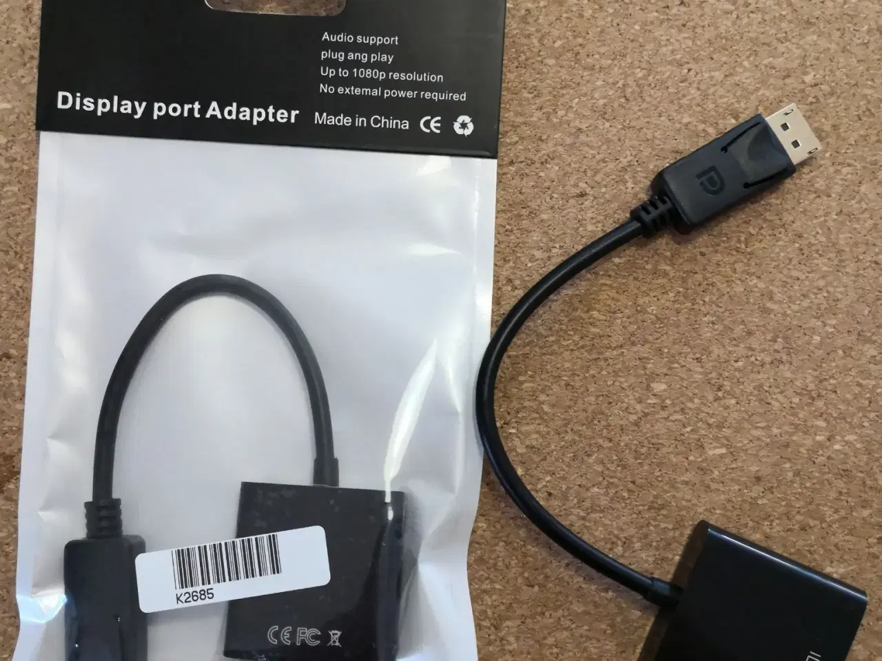 Billede 1 - Display Port Adapter til HDMI 2 stk