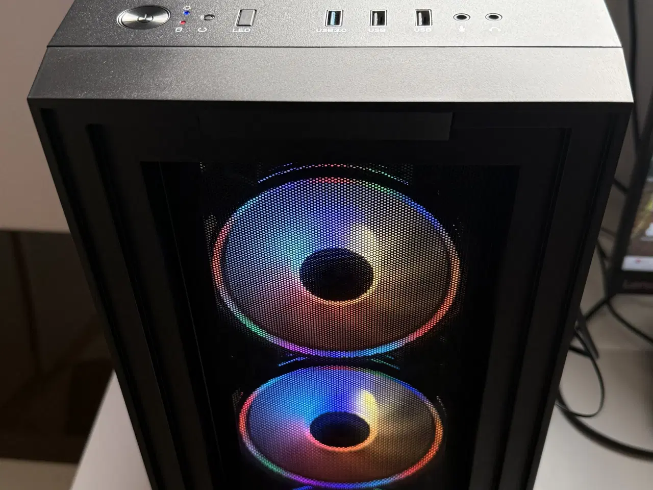 Billede 2 - Gamer PC, Ryzen 7, Geforce RTX, inkl 27" skærm