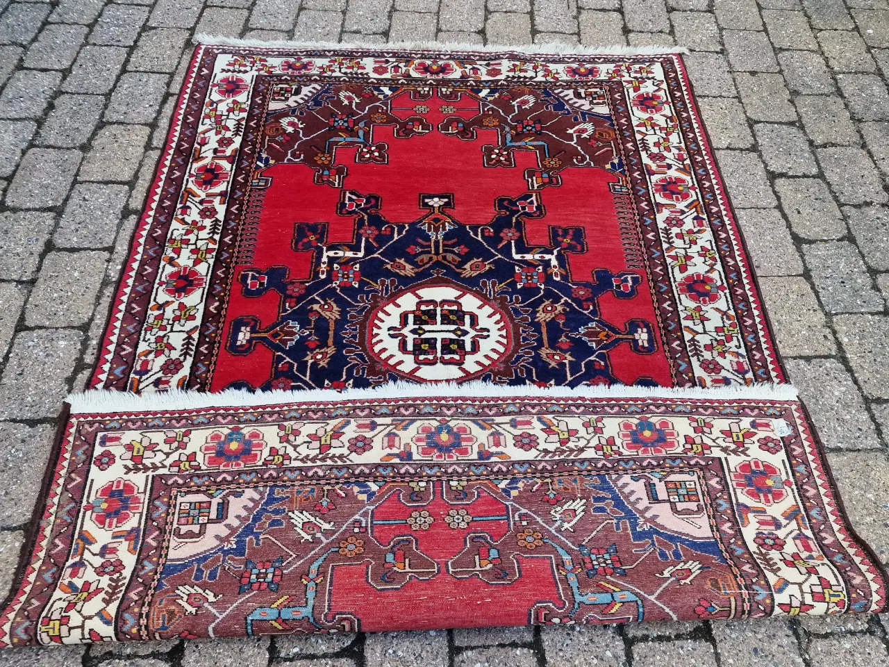 Billede 7 - Flot ægte persisk Hamadan tæppe.