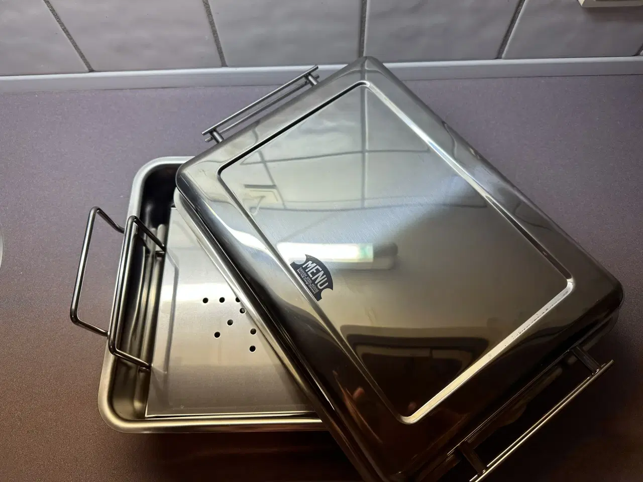 Billede 3 - Unikt Danish Steel House stor fiskegryde 