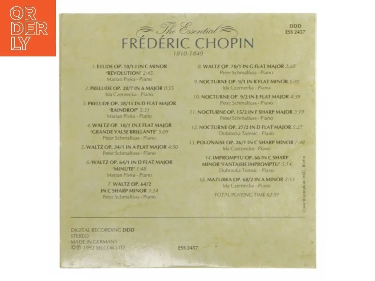 Billede 2 - Chopin: The Essential CD