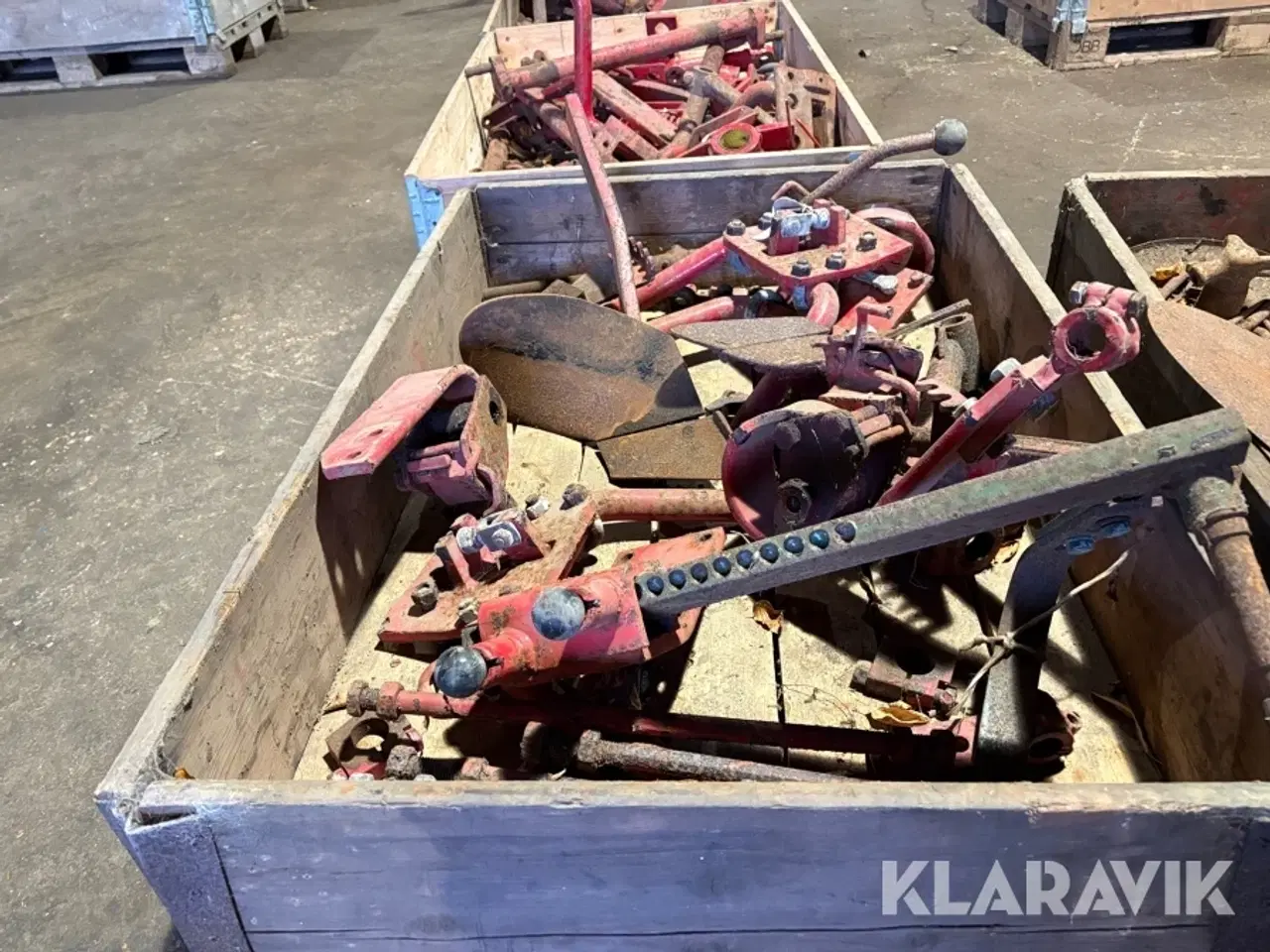 Billede 2 - Blandet lot plovdele til skjold / Kongskilde