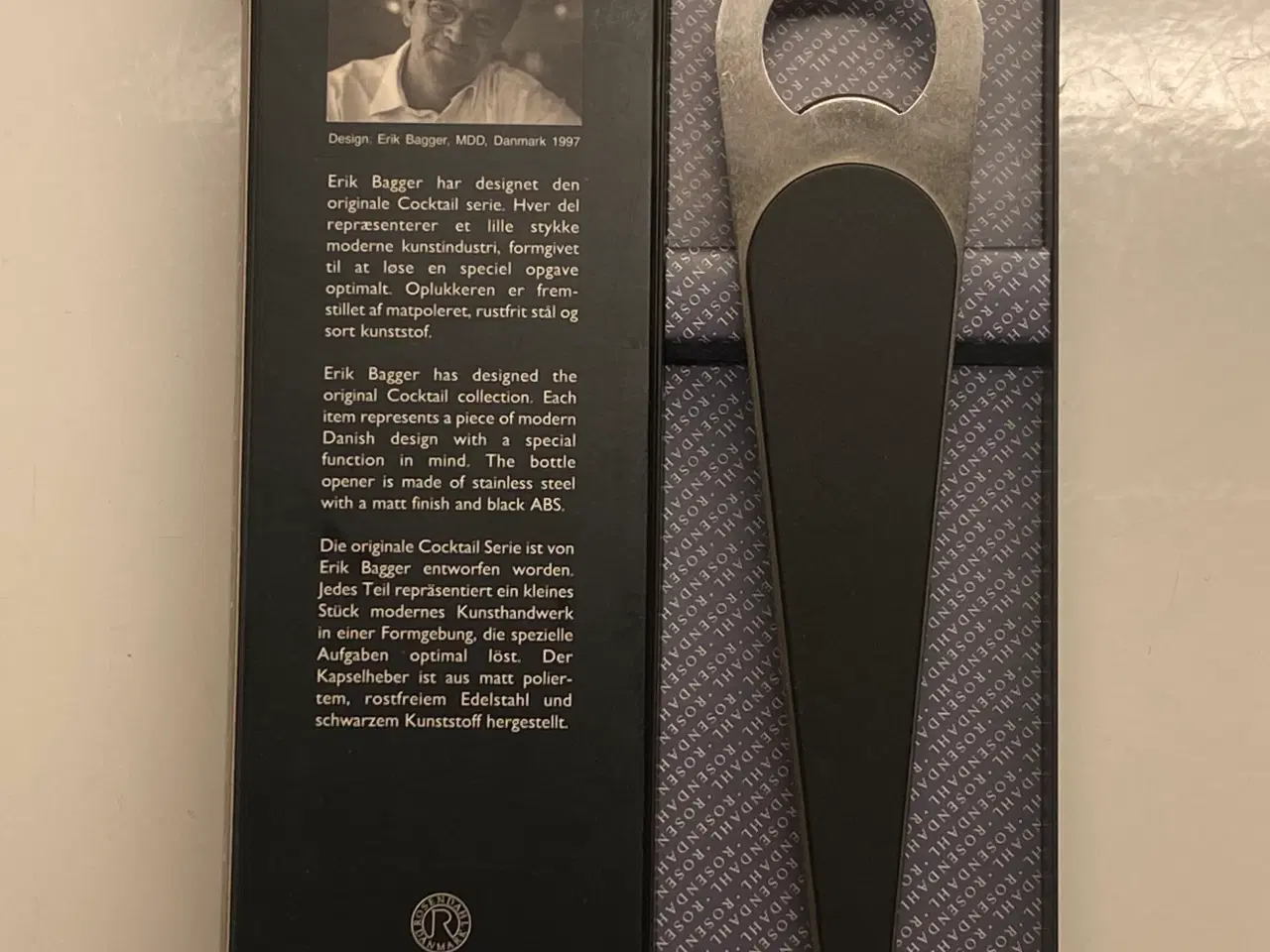 Billede 2 - Rosendahl oplukker, rustfrit stål, 18 cm, kr. 50,-