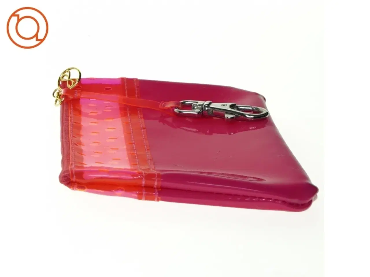 Billede 2 - Pink taskepung i plast (str. 20 x 13 cm)