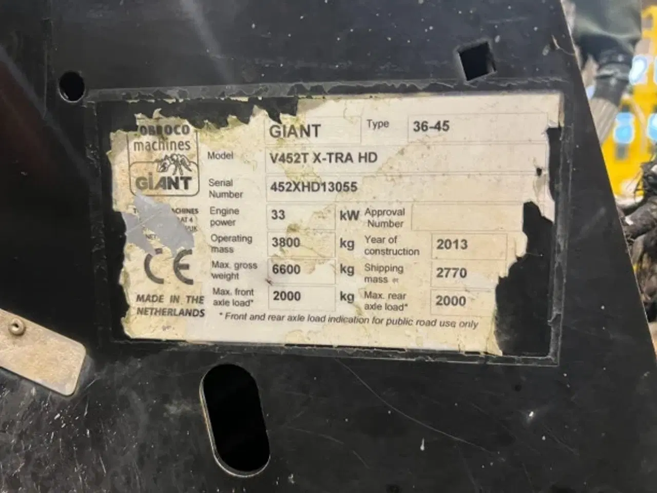 Billede 7 - Giant V452T X-TRA HD / Skovl og pallegafler