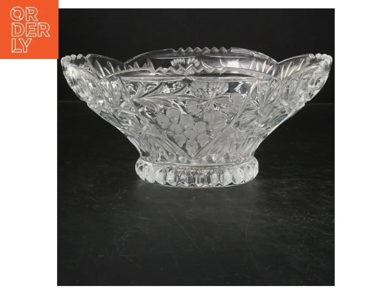 Billede 2 - Klar krystalskål (str. 27 cm)